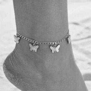 3/$30 🤍 Butterfly Charm Anklet